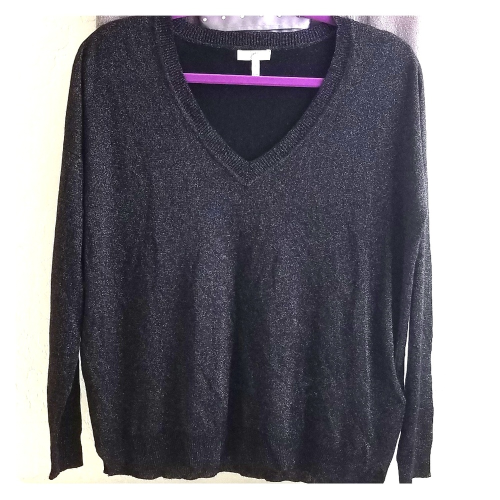 Joie Black Metallic Sweater